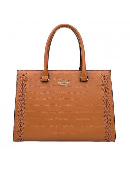 Женская кожаная сумка 5200 BROWN